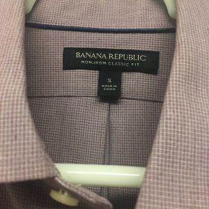 Banana republic purple dress shirt